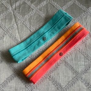 Set of two Lululemon headbands